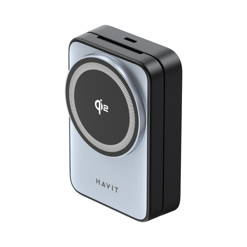 Havit wireless charger with Qi logo on a white background