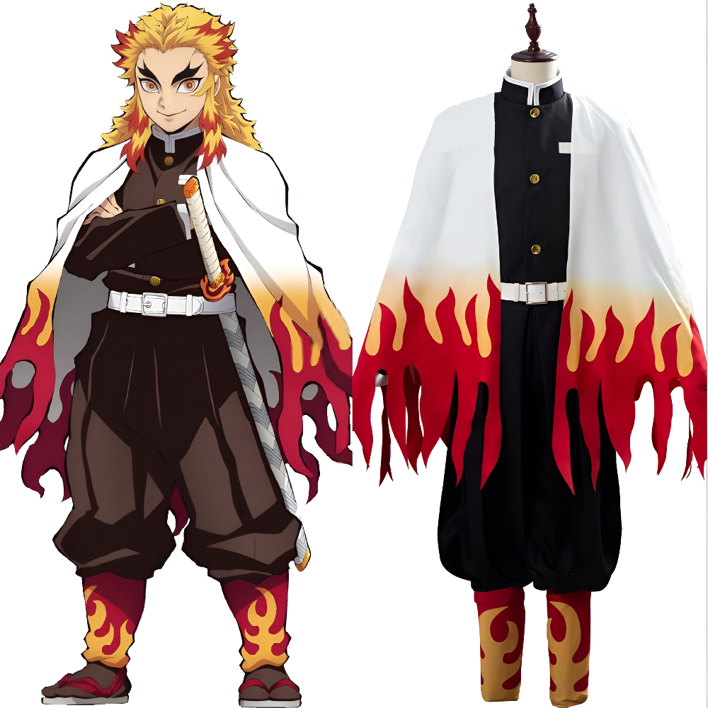 Demon Slayer Rengoku Cosplay Set