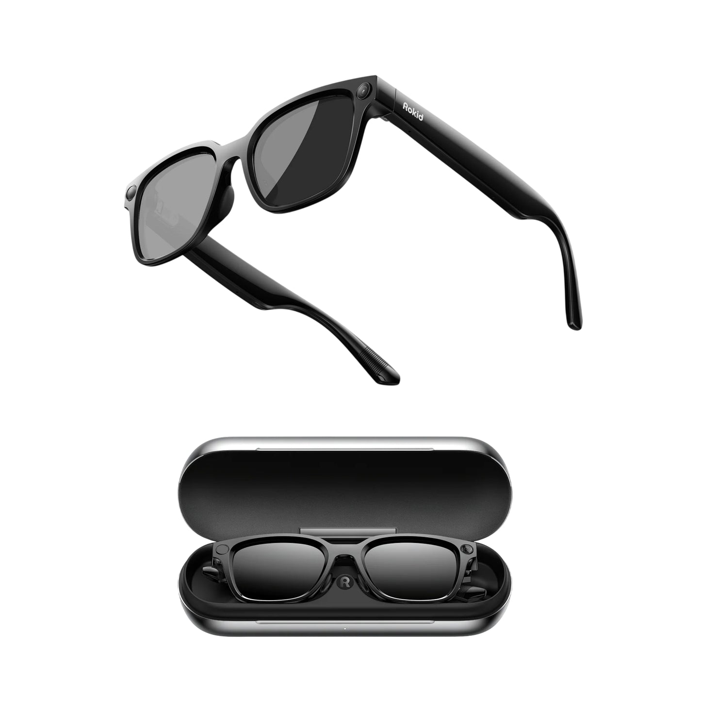 Rokid AI Style Sunglasses & 3000mAh Charging Case Bundle
