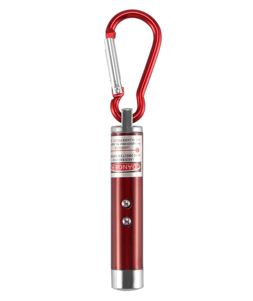 3 in 1 Laser Light Pointer Key Chain Flashlight Money Detector