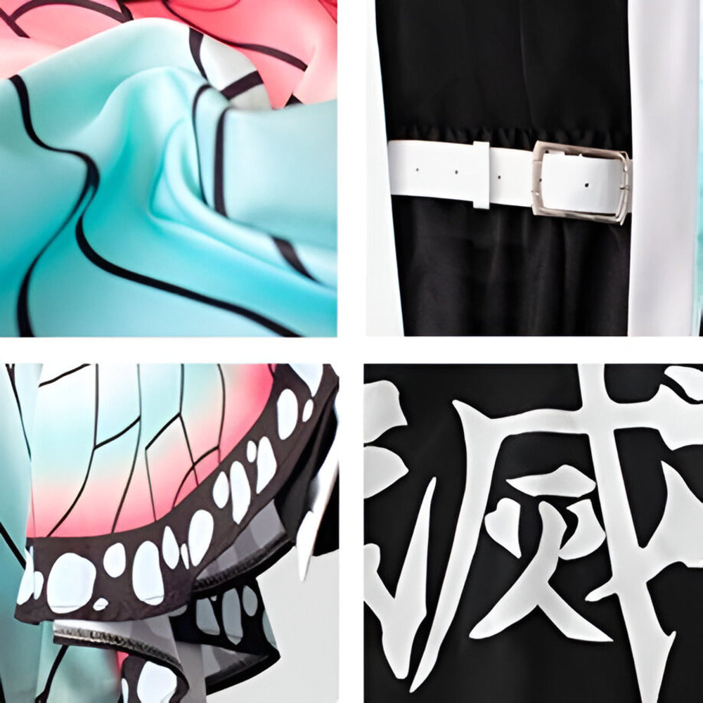 Demon Slayer Insect Hashira Shinobu Kochou Anime Cosplay Set