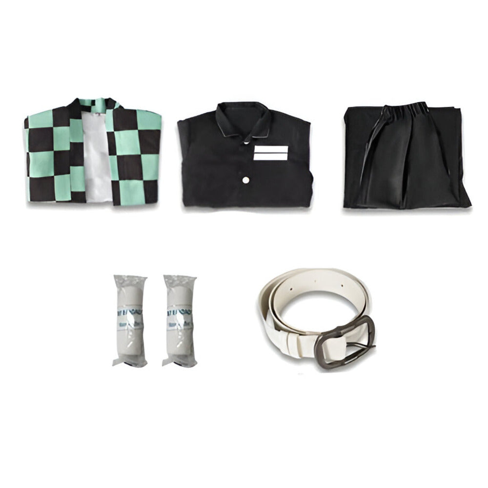 Demon Slayer Tanjiro Kamado Anime Cosplay Set