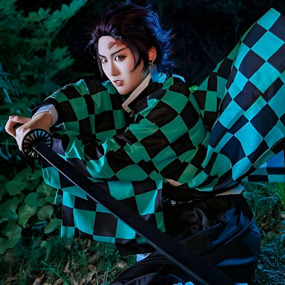 Demon Slayer Tanjiro Kamado Anime Cosplay Set