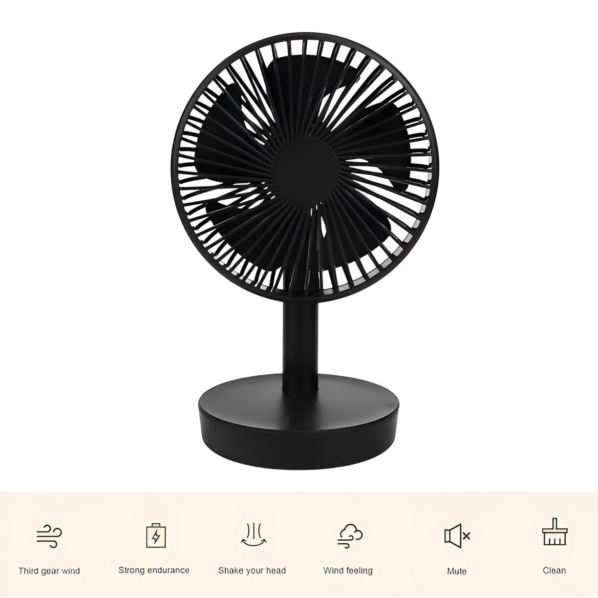 F52 Personal Desk Rotary Fan