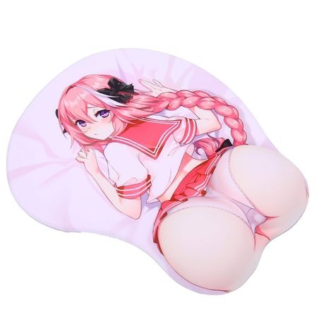 Ergonomic Soft Gel Wrist Support Anime and Gaming Mouse Pad
