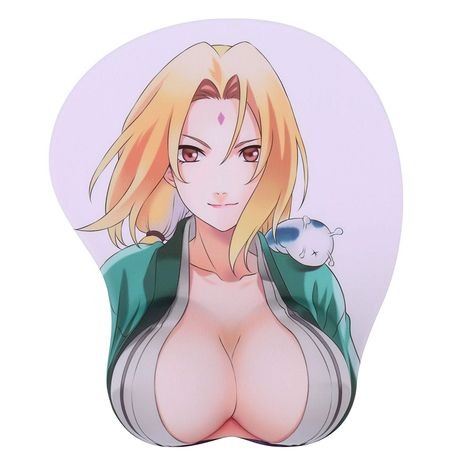 Ergonomic Soft Gel Wrist Support Anime and Gaming Mouse Pad