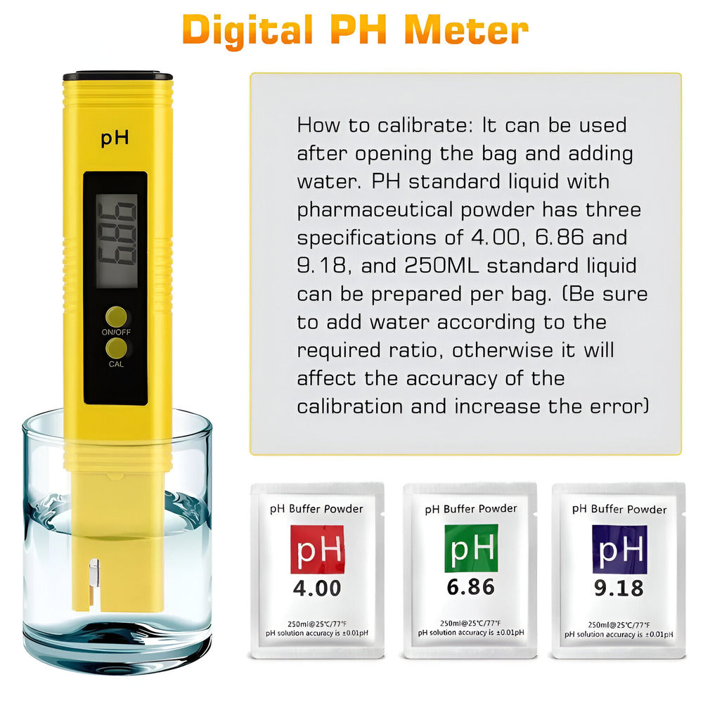 Handheld PH Pen - Big Screen with Backlight