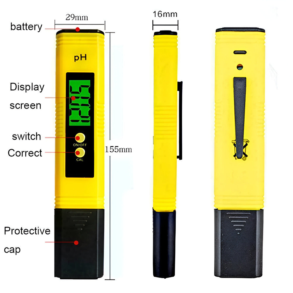 Handheld PH Pen - Big Screen with Backlight