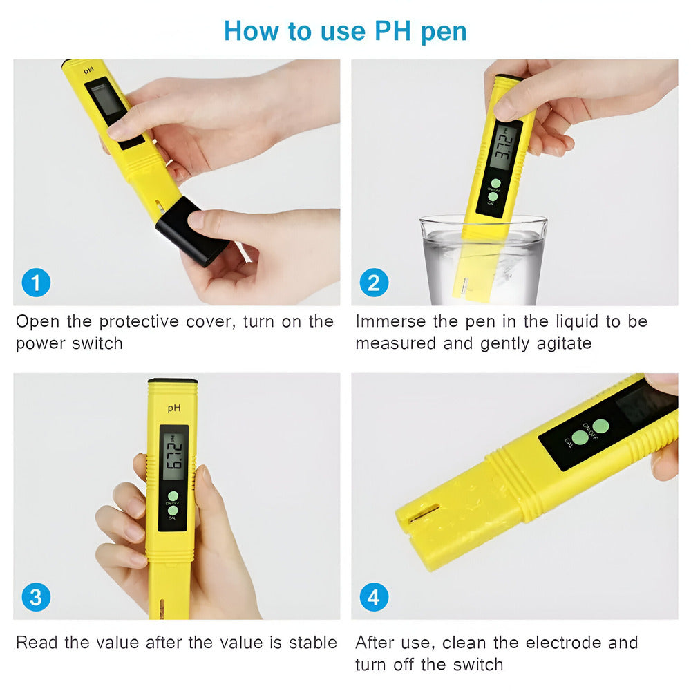 Handheld PH Pen - Big Screen with Backlight
