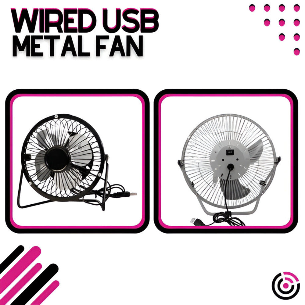 Mini USB Metal Fan
