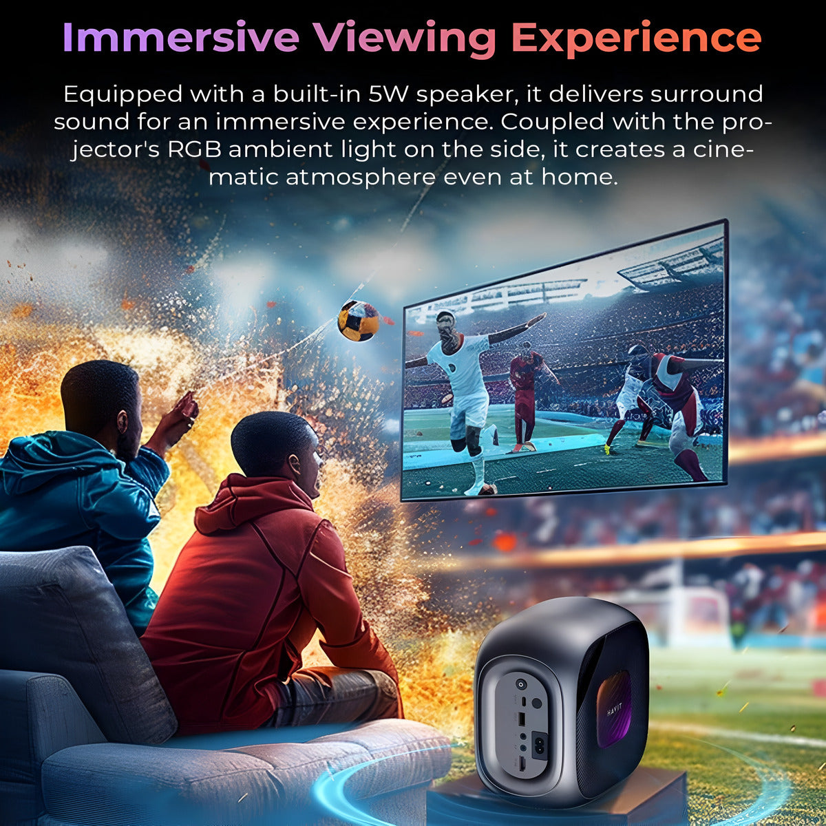 HAVIT PJ215 Pro Smart Projector