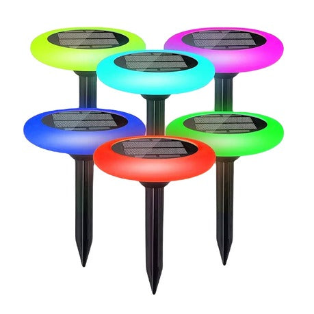 Rechargeable Solar RGB Lawn Light
