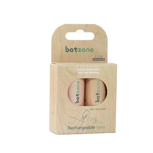 Batzone rechargeable product packaging on a white background