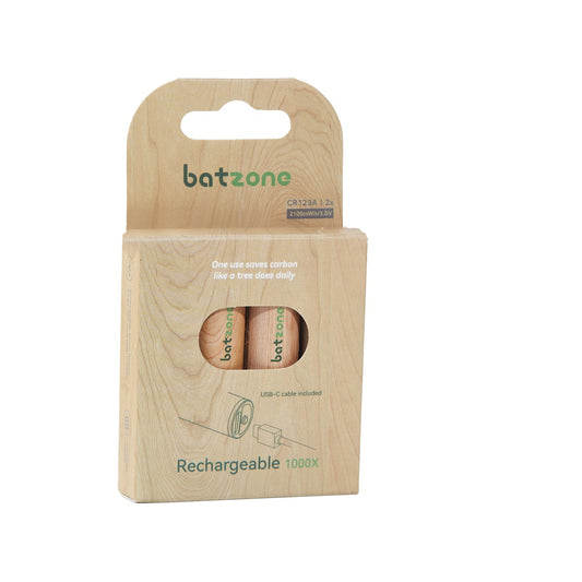 Batzone rechargeable product packaging on a white background