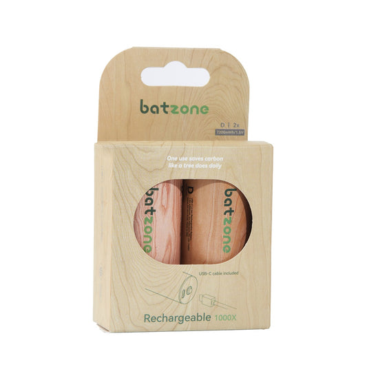 batzone's rechargeable product packaging on a white background