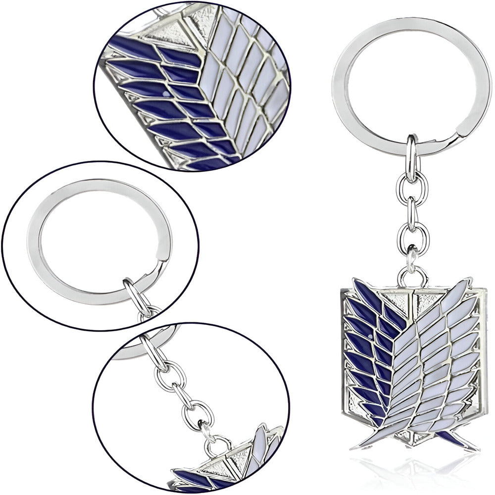 Attack On Titan Wings Of Liberty Metal Keyring
