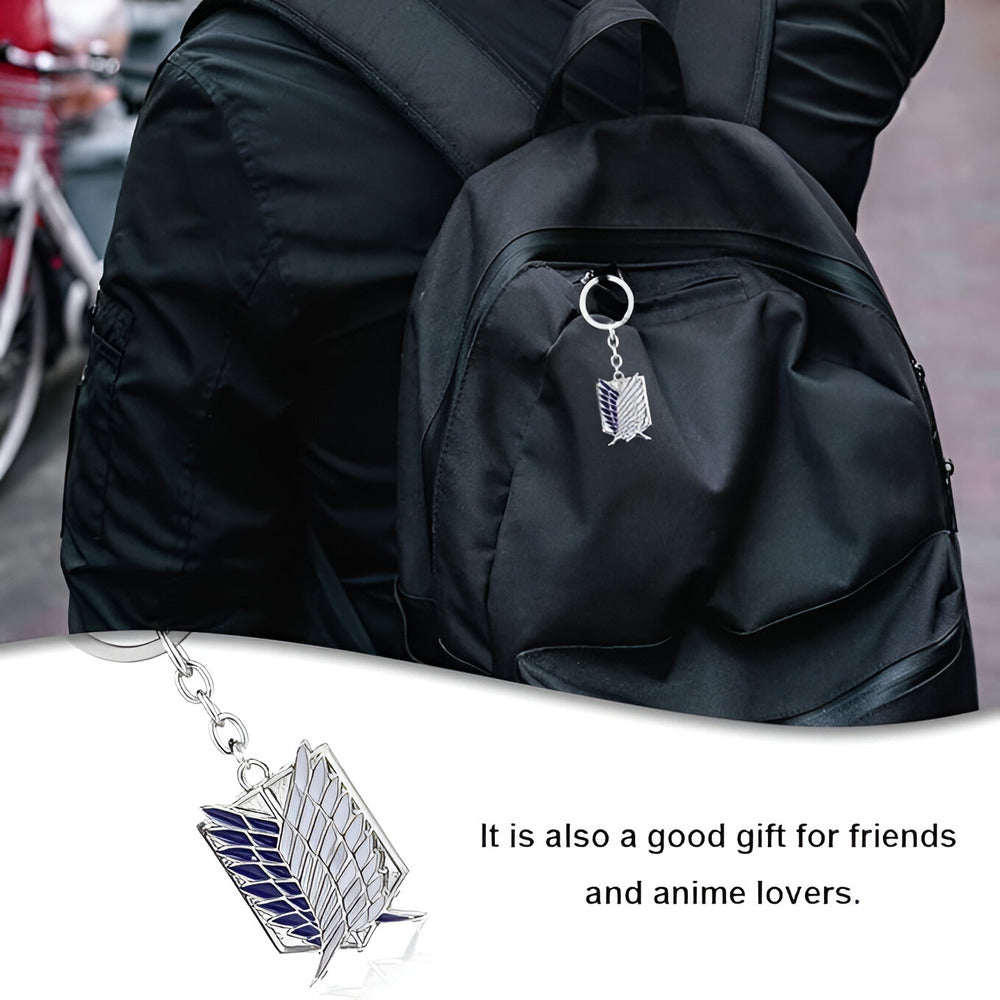 Attack On Titan Wings Of Liberty Metal Keyring