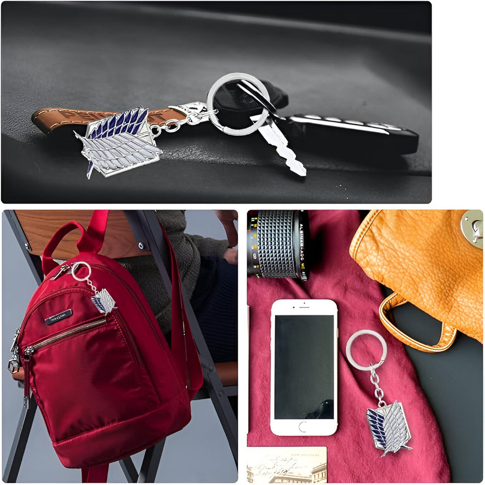 Attack On Titan Wings Of Liberty Metal Keyring
