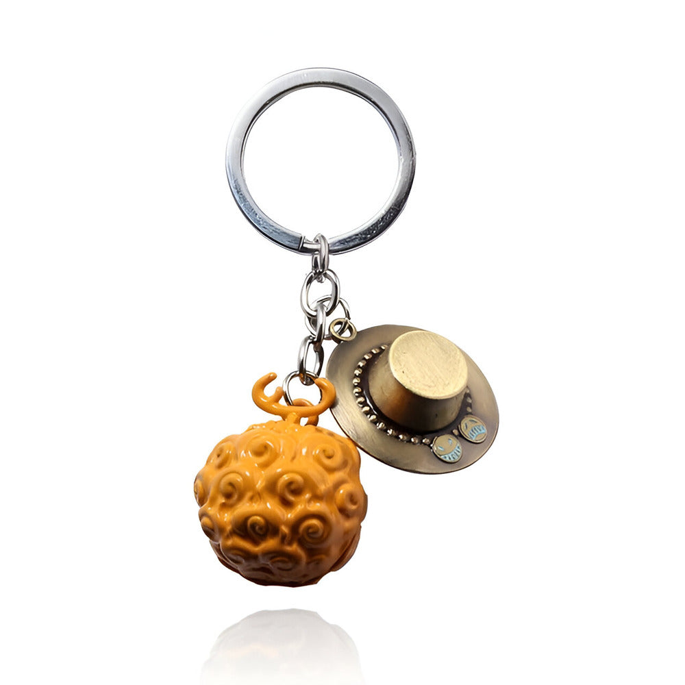 One Piece Devil Fruit Keychain