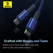 Baseus Tungsten Gold Fast Charging Data Cable Type C to Type C 100W