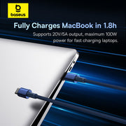 Baseus Tungsten Gold Fast Charging Data Cable Type C to Type C 100W