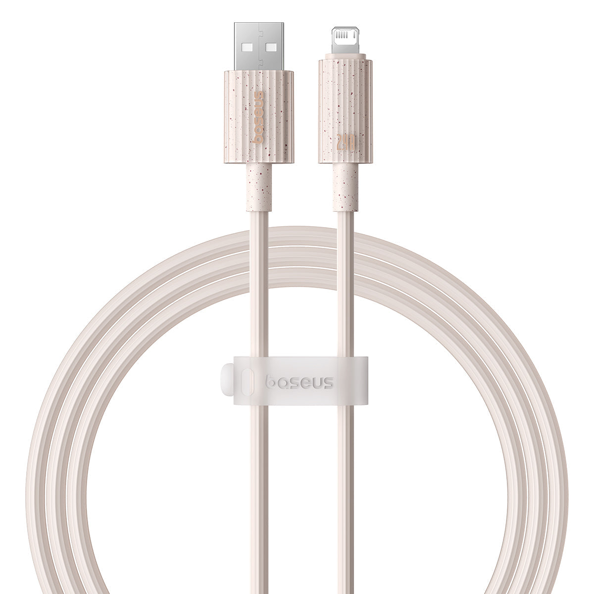 Baseus Habitat Series Fast Charging Cable USB to iP 2.4A wheat pink