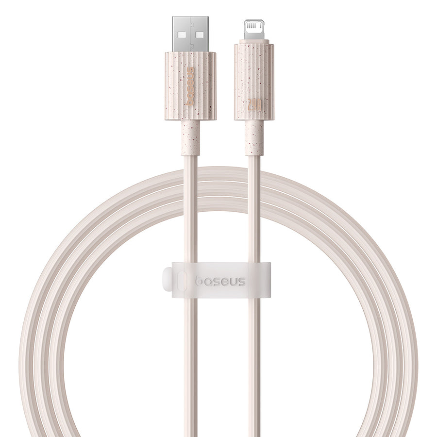 Baseus Habitat Series Fast Charging Cable USB to iP 2.4A wheat pink