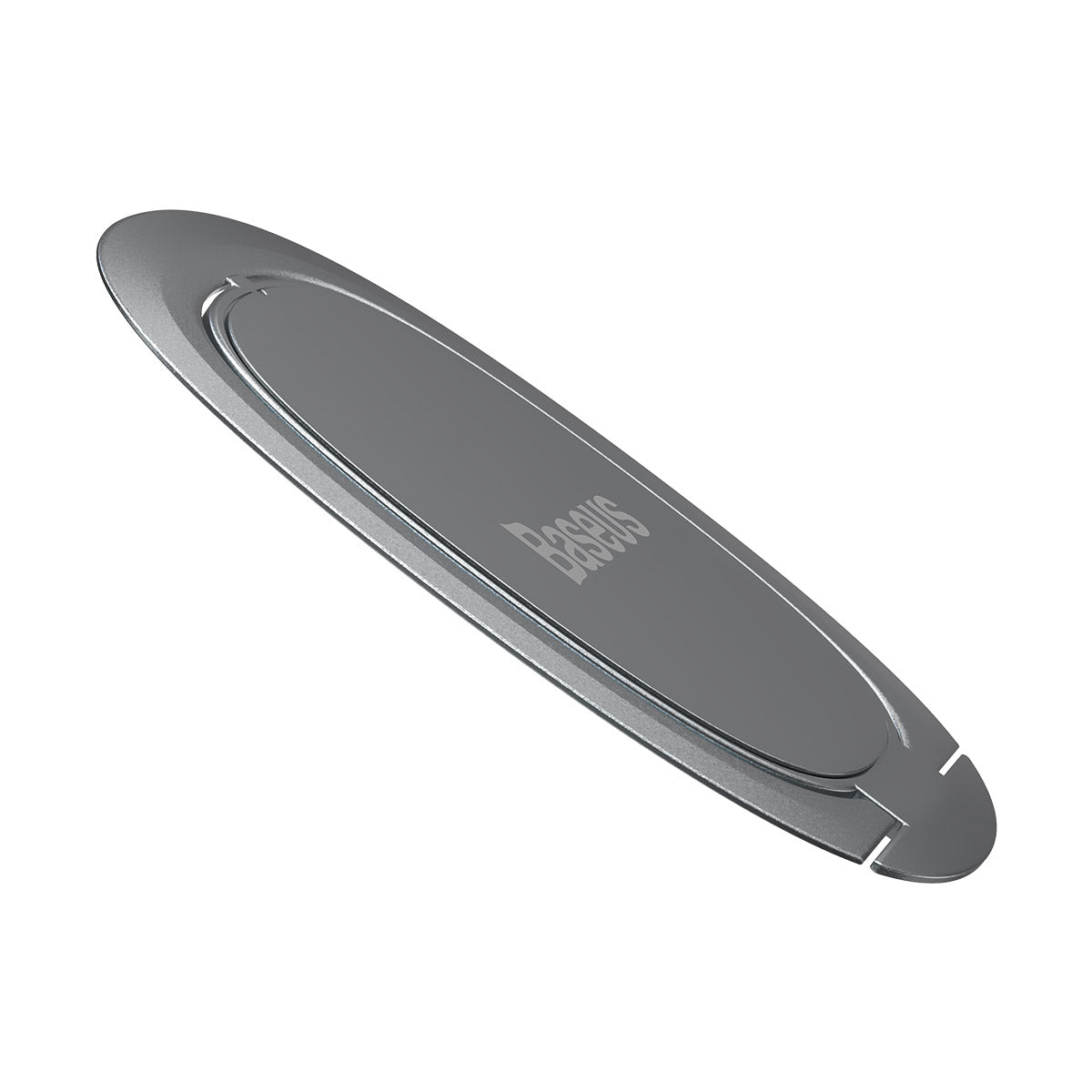 Baseus Invisible Phone Ring Holder silver on white background