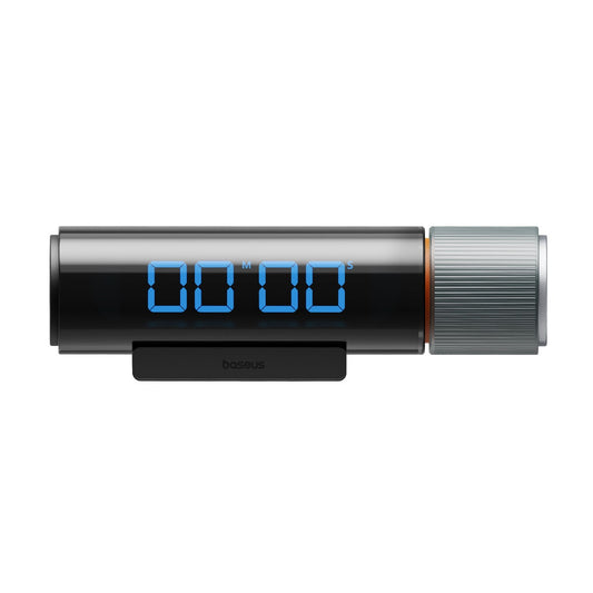Baseus Heyo Series Magnetic Countdown Timer Cluster Black on white background