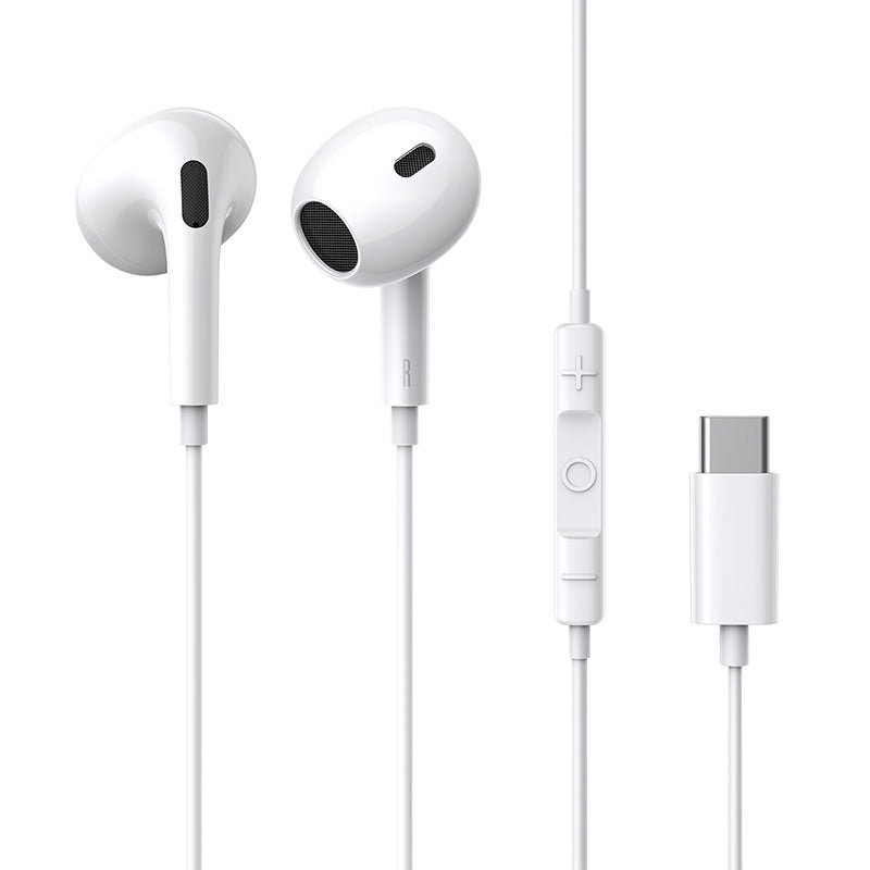 Baseus Encok CZ17 Semi-In-Ear Wired Earphones Moon White background white