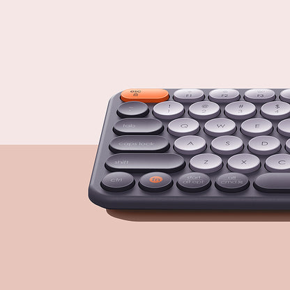 Baseus K01A Wireless Tri-Mode Keyboard - Frosted Gray