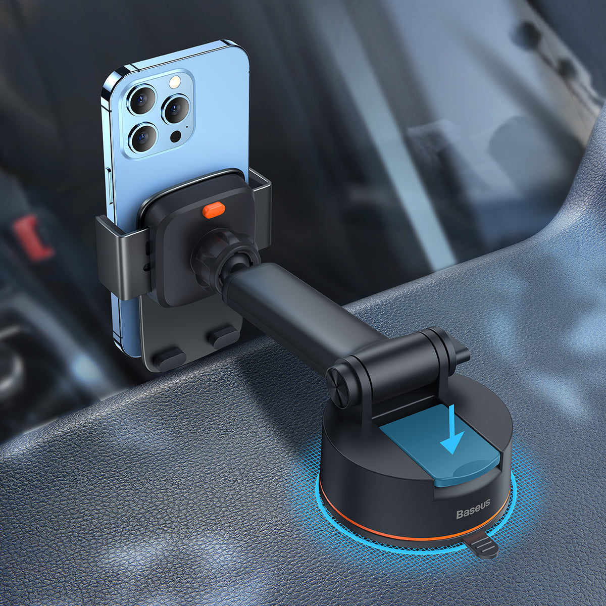 Baseus Easy Control Clamp Car Mount Holder Pro Suction Mount