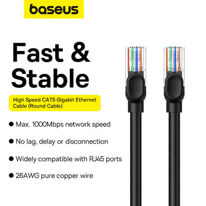Baseus High Speed CAT5 Gigabit Ethernet Cable (Round Cable)