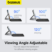 Baseus Brilliance Series Detachable Magnetic Keyboard Case for Pad 10 (2022) 10.9, Cluster Black (with Simple Series USB-C Cable)