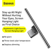 Baseus screen hanging light with features on a white background