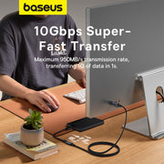 Baseus High Definition Series 10Gbps Extension Cable 1m Cluster Black