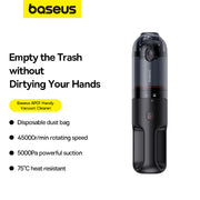 Baseus AP01 Handy Vacuum Cleaner (5000pa) Cluster Black