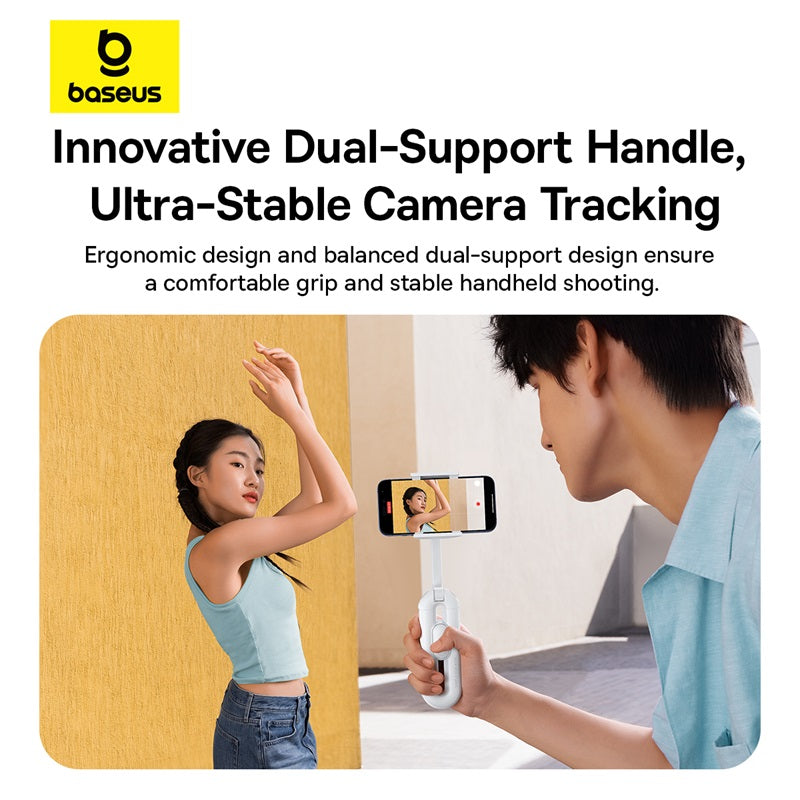 Baseus TechShot Series Dual-Support Phone Selfie Stick stable camera tracking