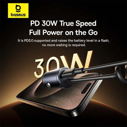 Tiny Star Mini Car Charger 30W with type-c connector 3