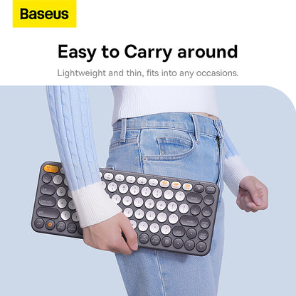 Baseus K01A Wireless Tri-Mode Keyboard - Frosted Gray