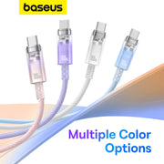 Baseus Explorer Series Fast Charging Cable with Smart Temperature Control Type C to Type C 100W 1m