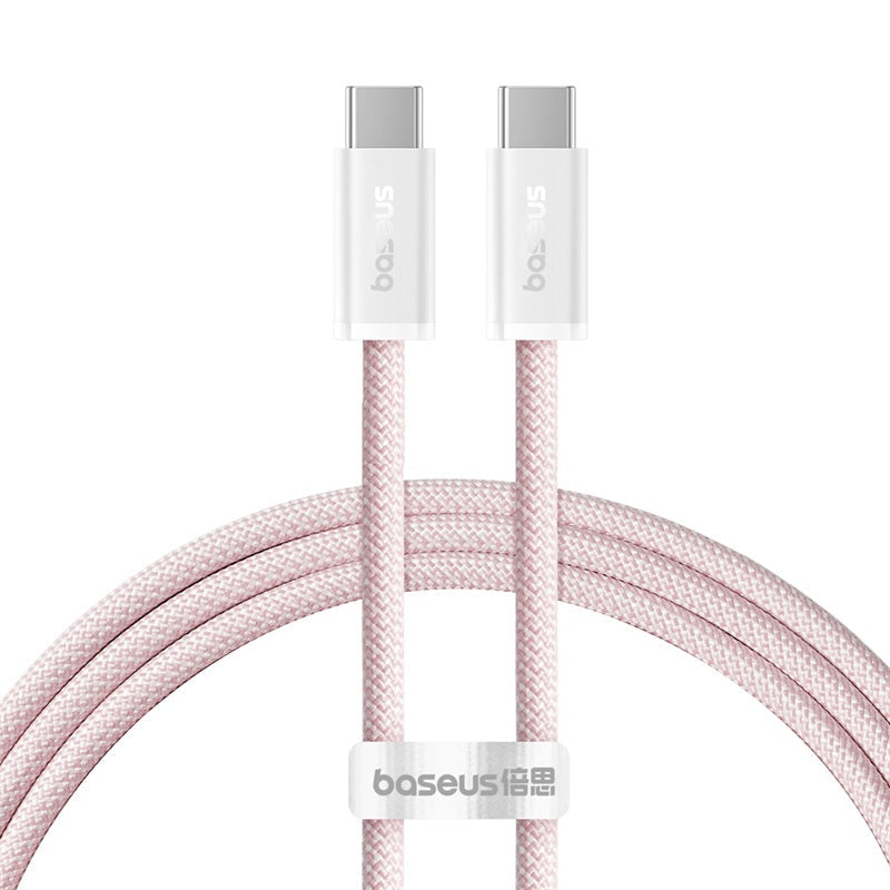 Baseus Dynamic 3 Series Fast Charging Data Cable Type C to Type C 100W baby pink