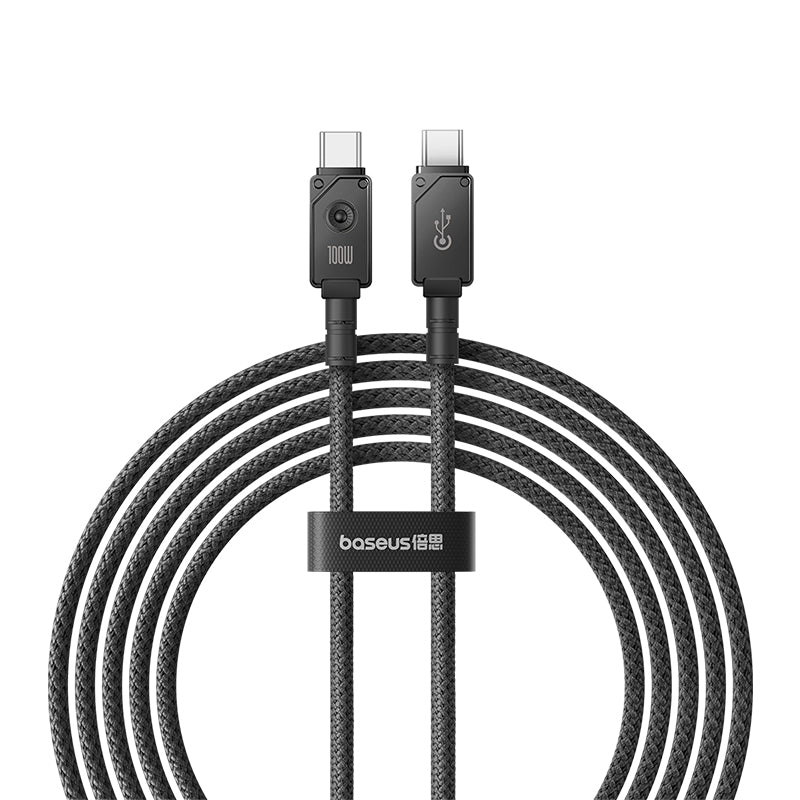 Baseus Unbreakable Series Fast Charging Data Cable Type C to Type C 100W on white background