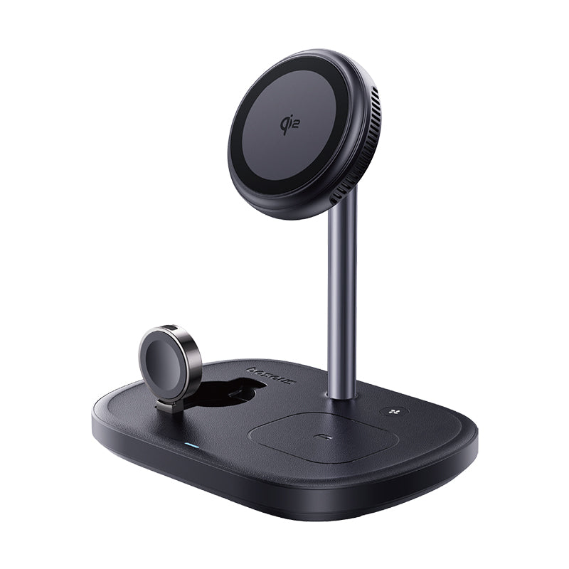 Baseus Enerfill FS41 3-In-1 Wireless Charging Stand on white background