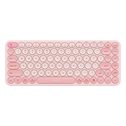 Baseus K01A Wireless Tri-Mode Keyboard Baby Pink on white background