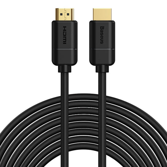 Baseus High Definition Series HDMI To HDMI Adapter Cable 10m Black on white background