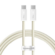 Baseus Dynamic 3 Series Fast Charging Data Cable Type C to Type C 100W custard yellow