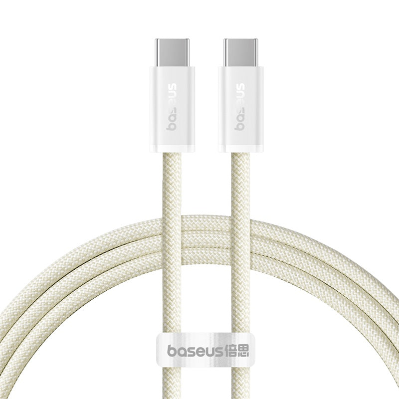 Baseus Dynamic 3 Series Fast Charging Data Cable Type C to Type C 100W custard yellow