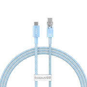 Baseus Explorer Series Fast Charging Cable with Smart Temperature Control Type C to Type C 100W 1m galaxy blue