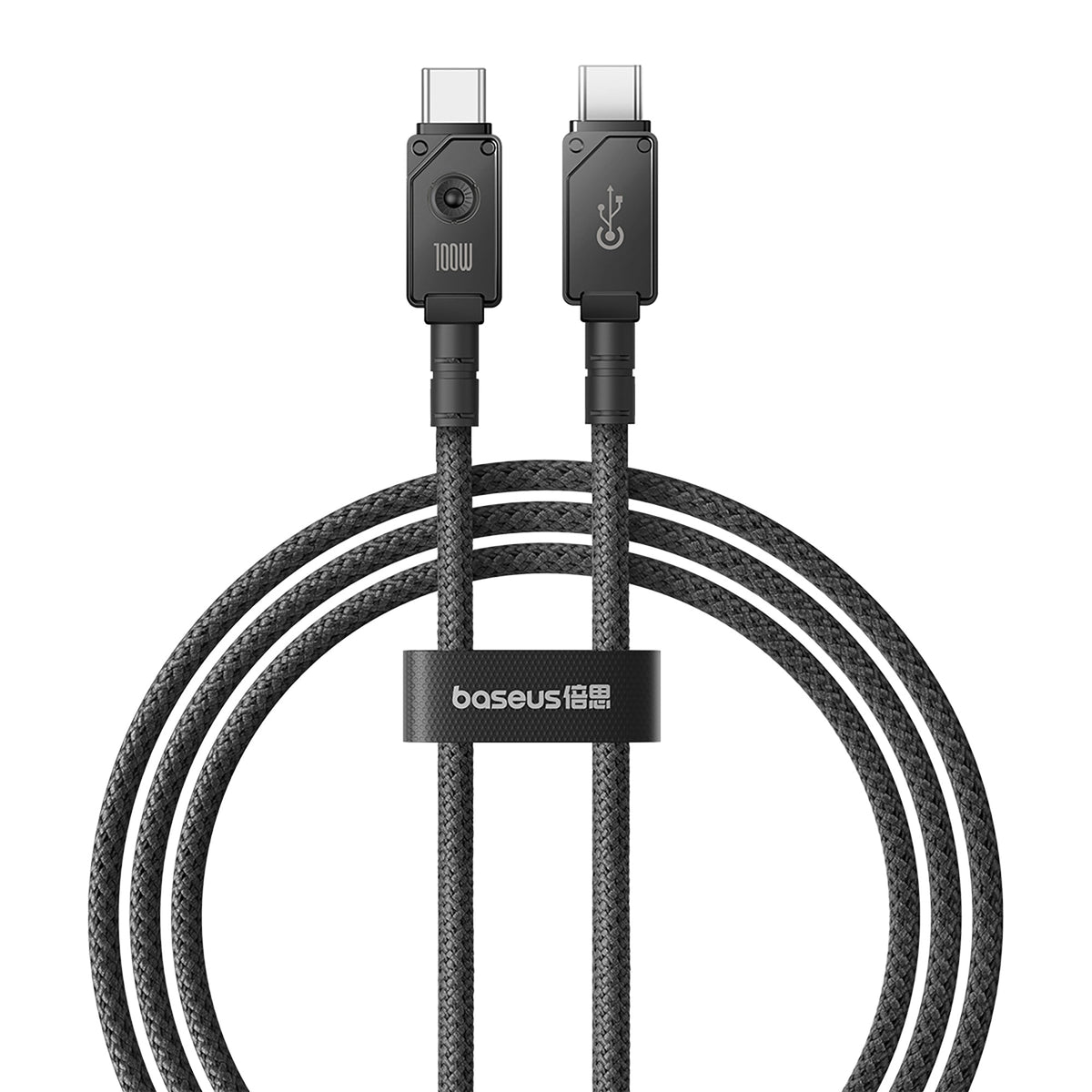 Baseus Unbreakable Series Fast Charging Data Cable cluster black background white